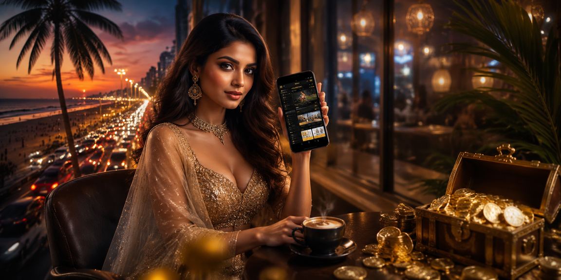 Young player enjoying Rummy game on mobile device in Chennai